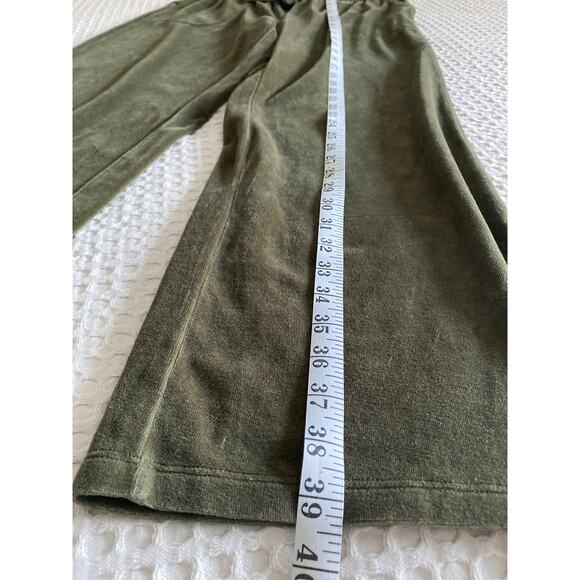 JoyLab Green Velour Split Ankle Casual Pants Sz M - Picture 8 of 9